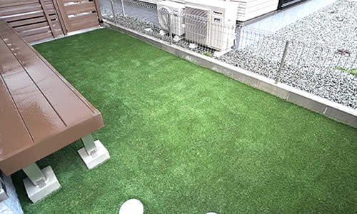 戸建て住宅のお庭 after