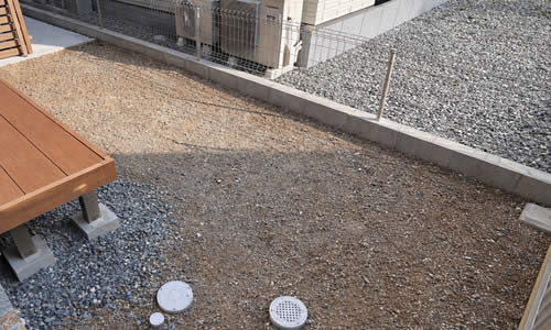 戸建て住宅のお庭T様 before