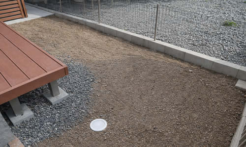 戸建て住宅のお庭T様 before