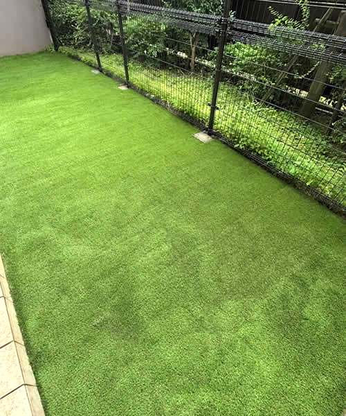 マンション専用庭 after