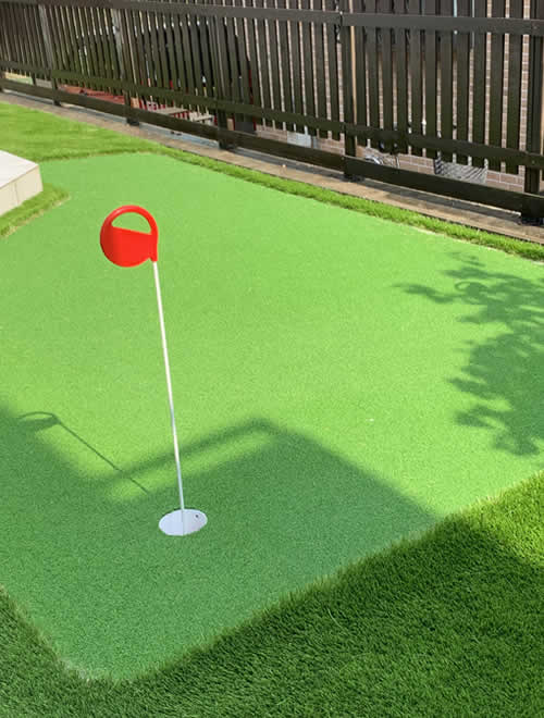 ご自宅にゴルフ練習場を