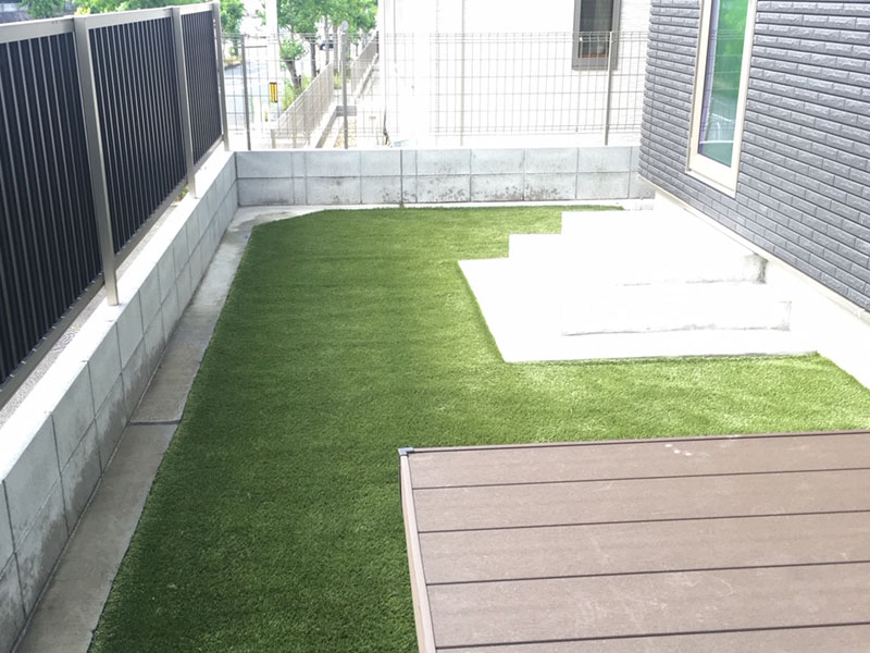 神戸市Ｎ様 お庭の人工芝