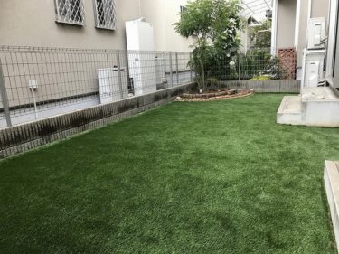 神戸市Ｉ様 お庭の人工芝