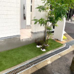 大阪市Ｍ様 玄関周りの人工芝