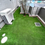 北葛城郡M様 お庭と犬走の人工芝