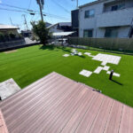 淡路市T様 お庭の人工芝