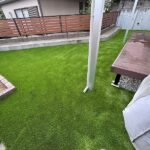 三田市N様 お庭とエントランスの人工芝