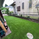 富田林市Ｉ様 お庭と周辺の人工芝