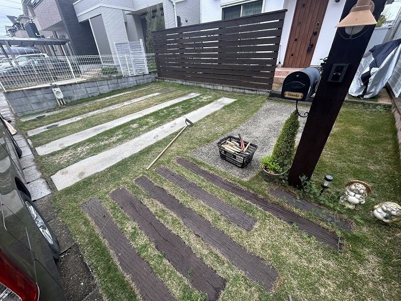 神戸市Ｔ様 駐車場の人工芝