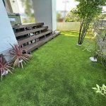 箕面市Ｗ様 お庭の人工芝