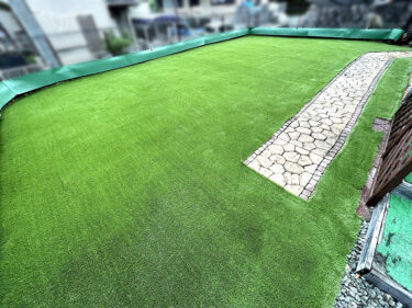 豊能郡Ｔ様 お庭の人工芝