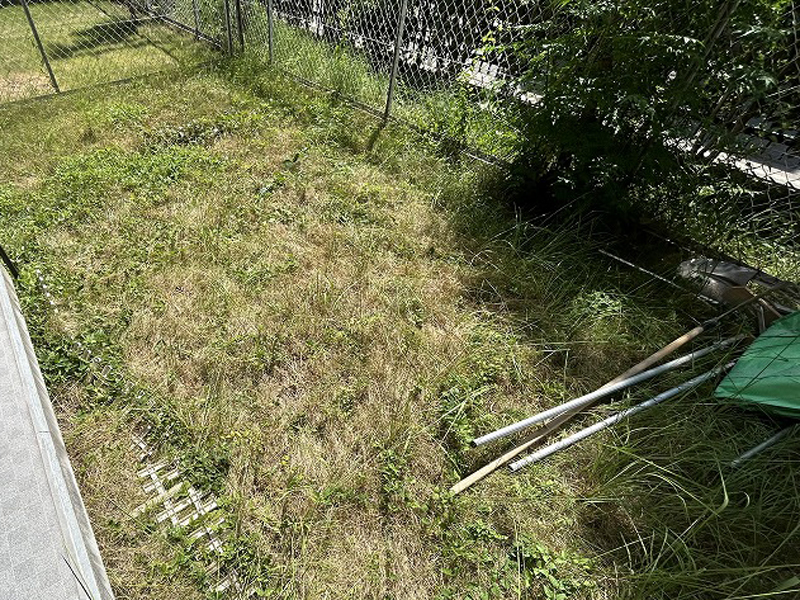 芦屋市N様 マンション専用庭の人工芝