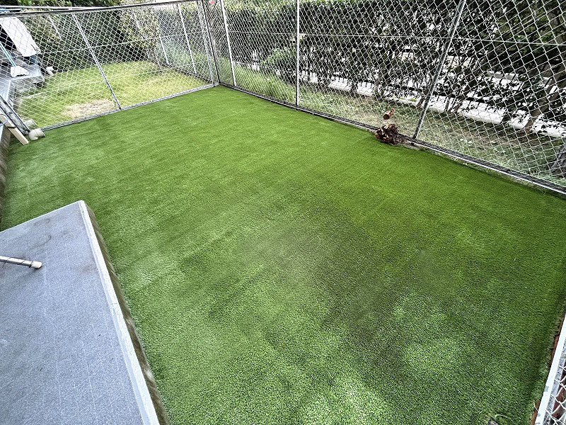 芦屋市N様 マンション専用庭の人工芝