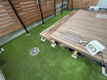 茨木市Ｋ様 お庭の人工芝