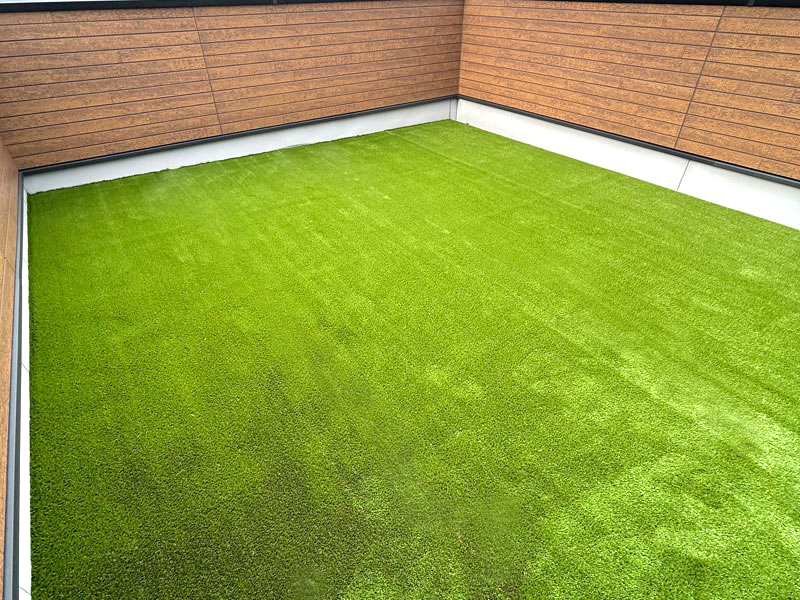 大阪市M様 屋上テラスの人工芝