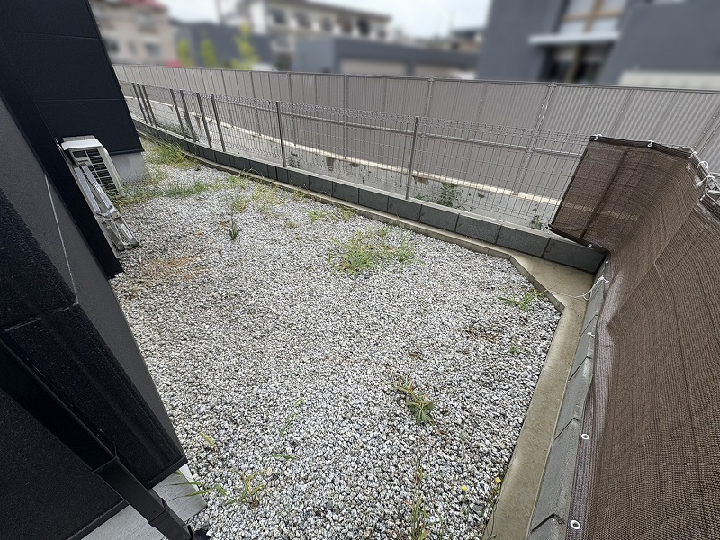 生駒市I様 お庭の人工芝