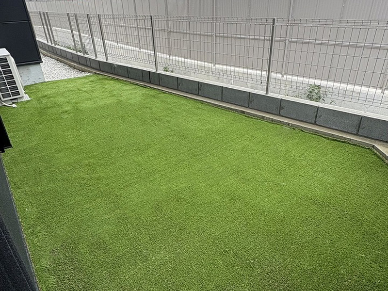 生駒市I様 お庭の人工芝