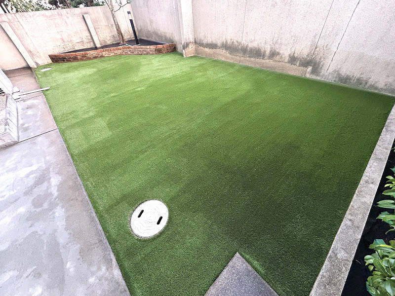 吹田市N様 お庭の人工芝