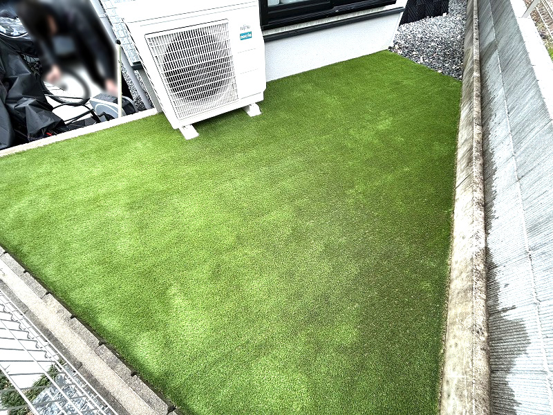 京都市Ｋ様 お庭の人工芝