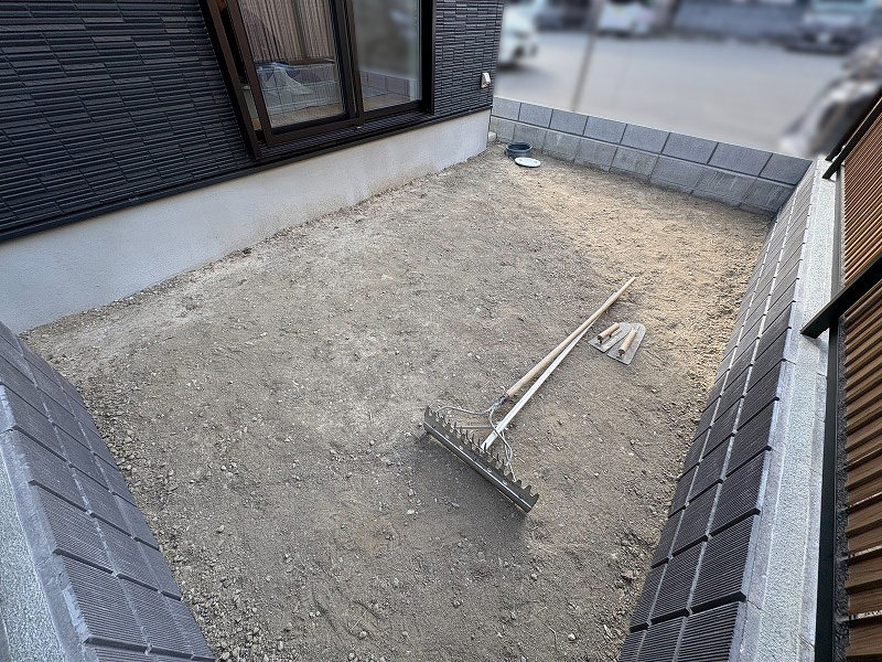 高槻市Ｔ様 お庭の人工芝