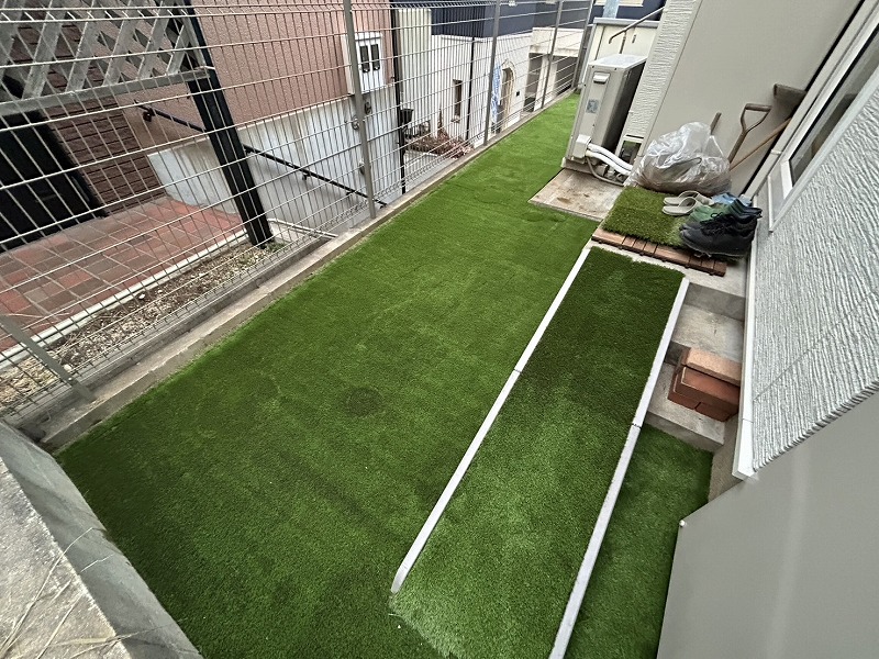 茨木市Ｎ様 人工芝のドッグラン