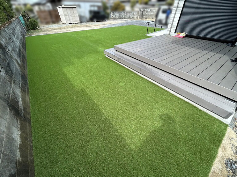 久世郡Ｈ様 お庭の人工芝